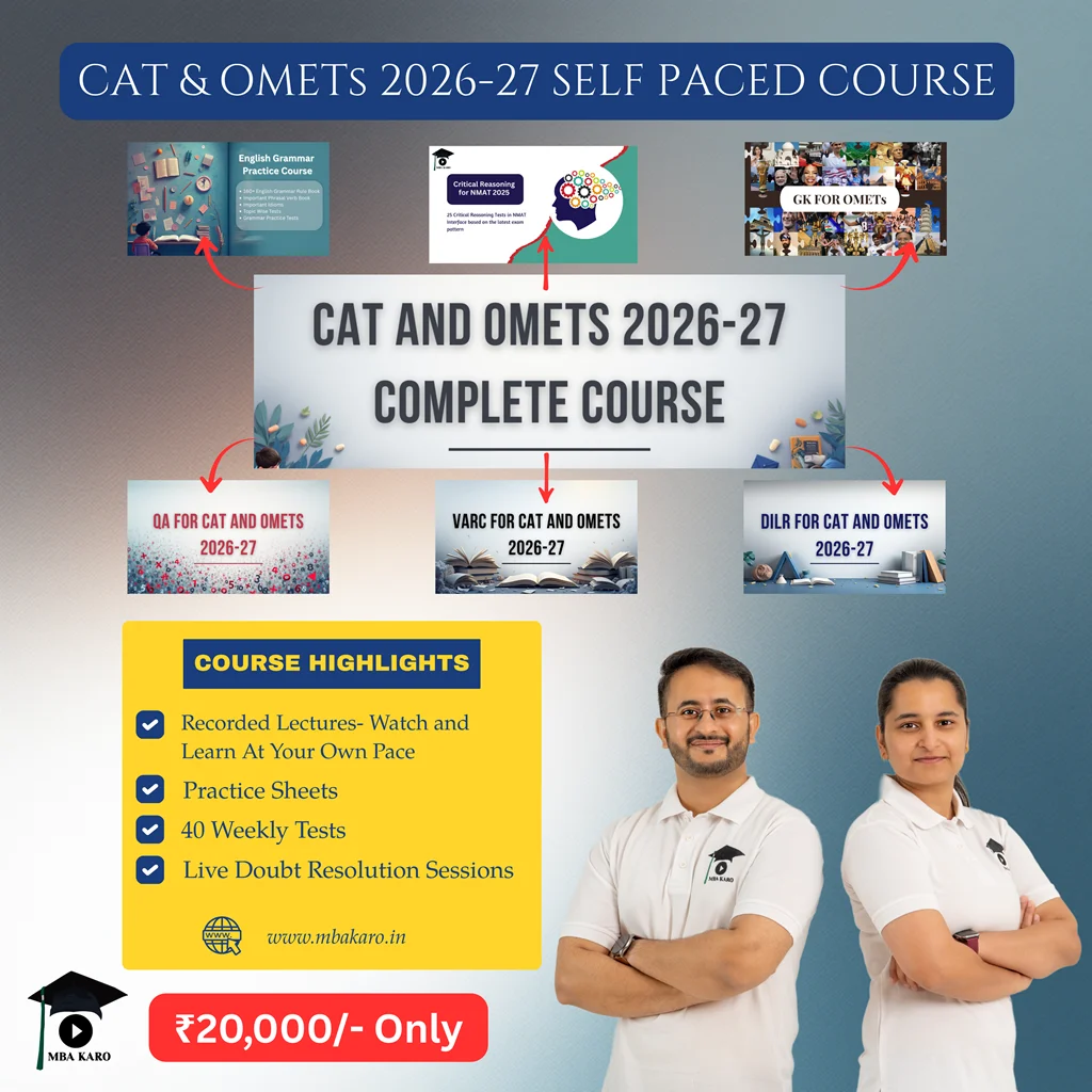 CAT Course MBA KARO