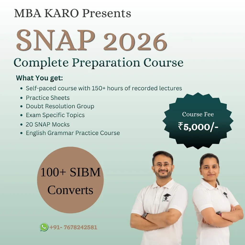 SNAP 2026 MBA KARO