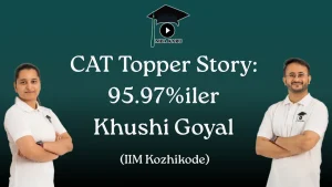 MBA KARO CAT Topper Khushi Goyal