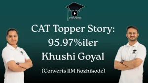 MBA KARO CAT Topper Khushi Goyal