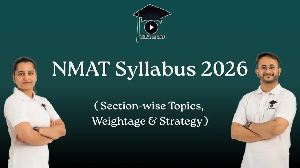 NMAT Syllabus 2026 MBA KARO