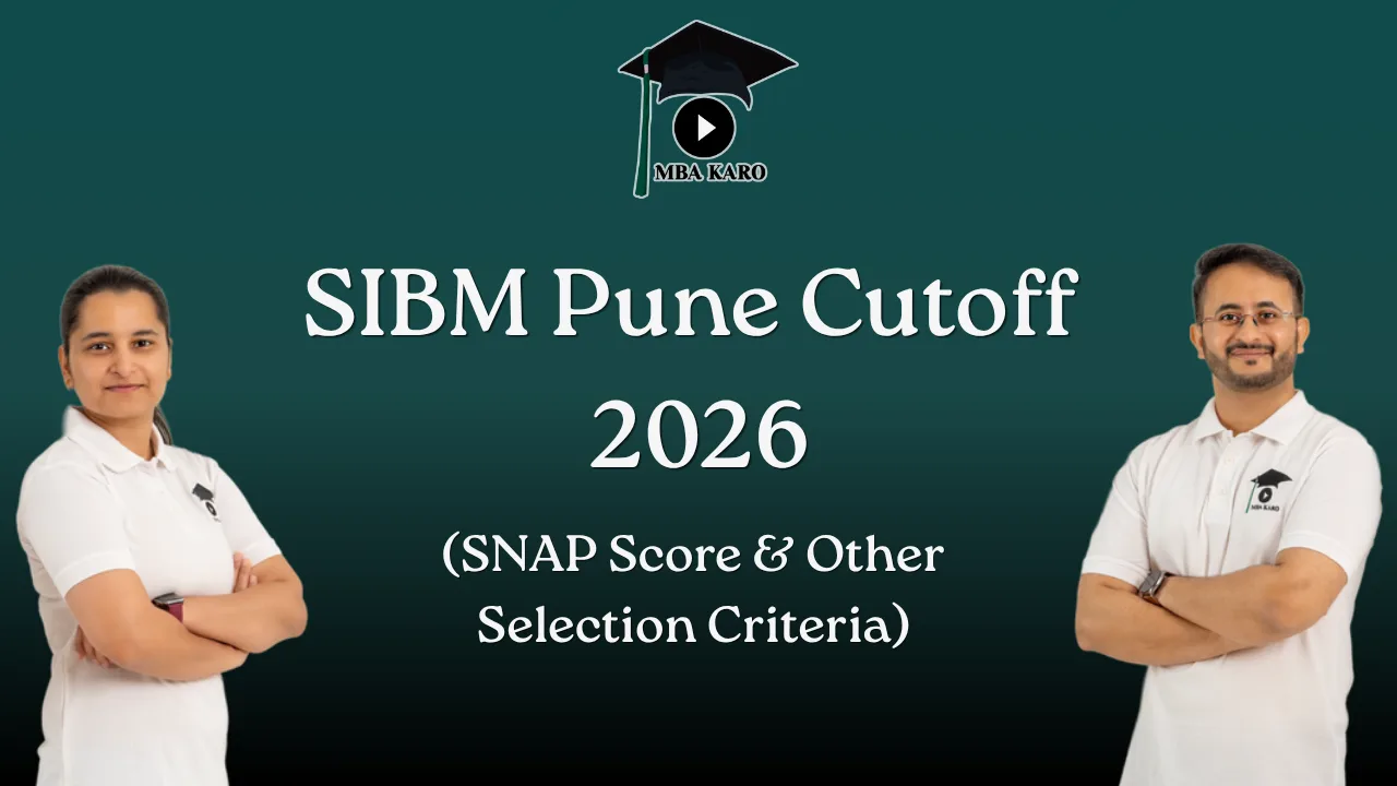 SIBM Pune Cutoff 2026 MBA KARO