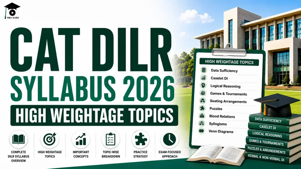 CAT DILR Syllabus 2026 MBA KARO