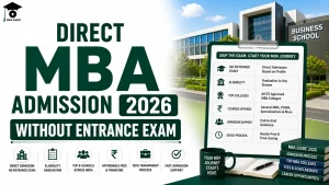 Direct MBA Admission Without Entrance Exam 2026 MBA KARO