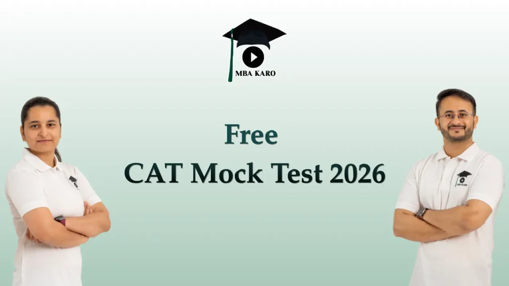 Free CAT Mock Test 2026 MBA KARO