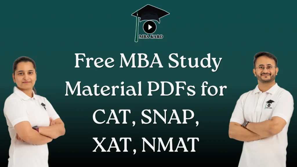 Free MBA Study Material PDFs MBA KARO