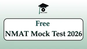 Free NMAT Mock Test 2026 MBA KARO