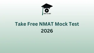 Free NMAT Mock Test 2026 with real exam practice