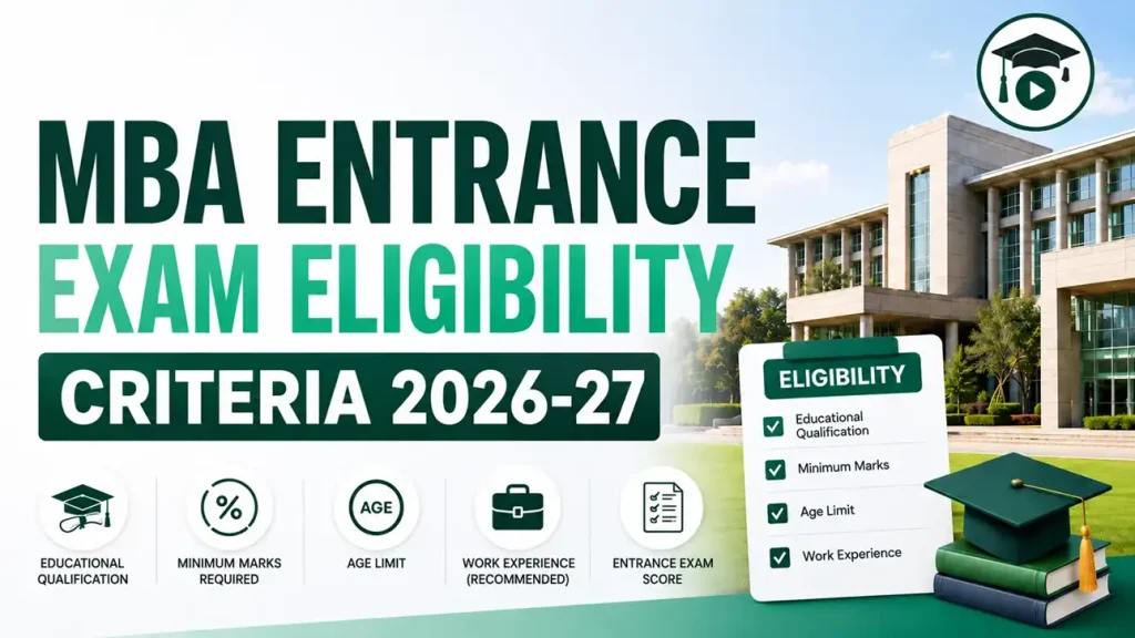 MBA Entrance Exam Eligibility 2026-27 MBA KARO