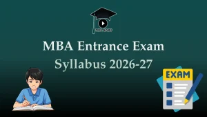 MBA Entrance Exam Syllabus 2026 MBA KARO