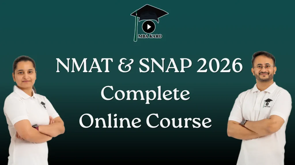 NMAT SNAP 2026 Complete Course MBA Karo