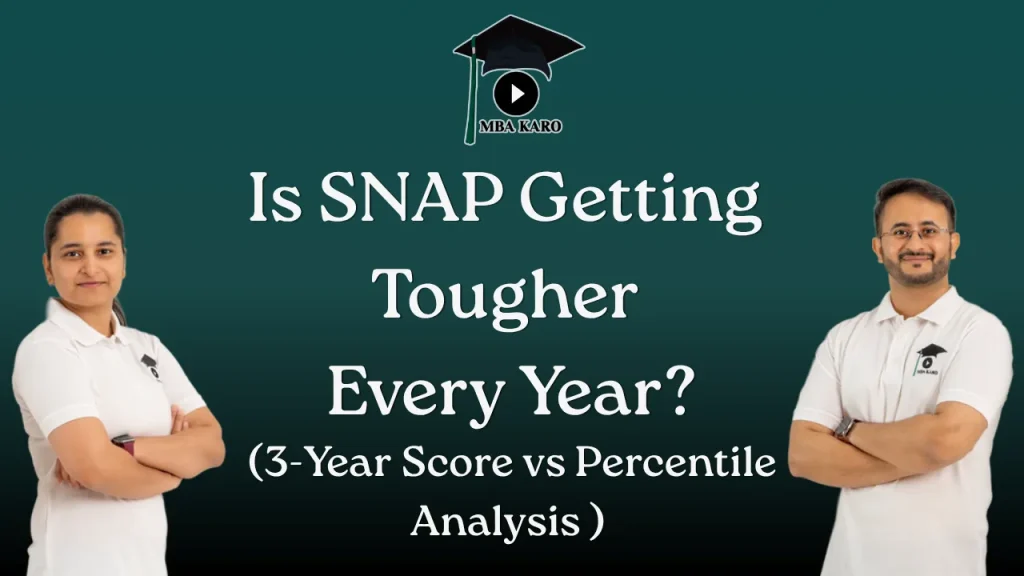SNAP Score vs Percentile Analysis MBA KARO