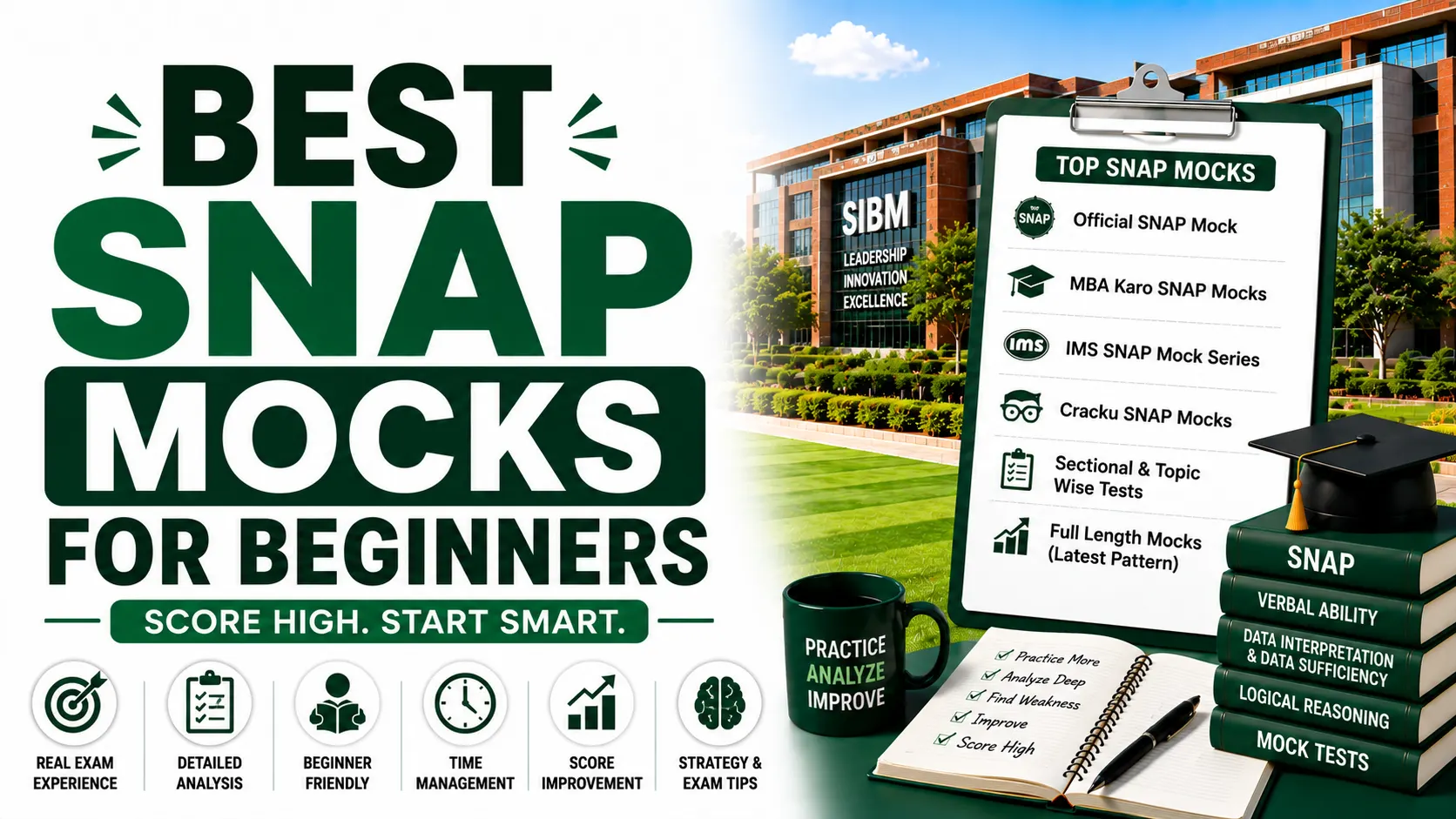 Best SNAP Mocks for Beginners 2026 | MBA KARO