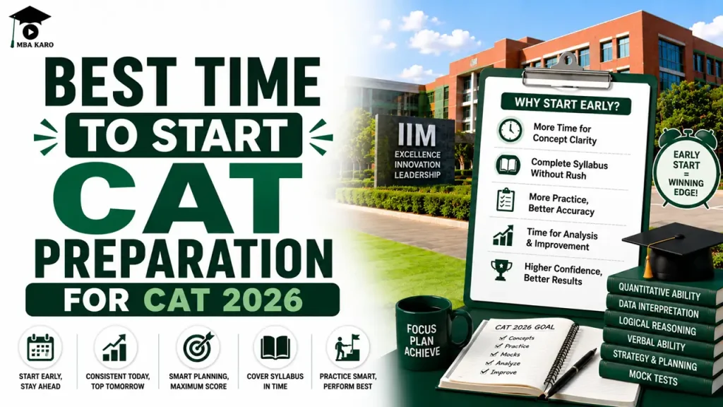 Best Time to Start CAT 2026 Preparation MBA KARO