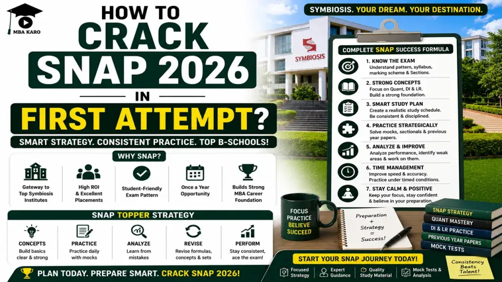 How to Crack SNAP 2026 in First Attempt MBA KARO