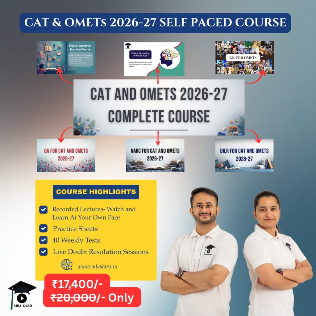 MBA KARO CAT Banner