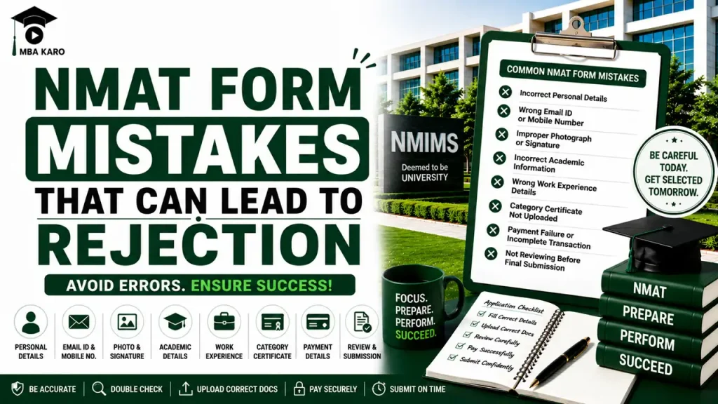NMAT Form Mistakes to Avoid MBA KARO