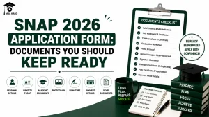 SNAP 2026 Application Form Documents MBA KARO