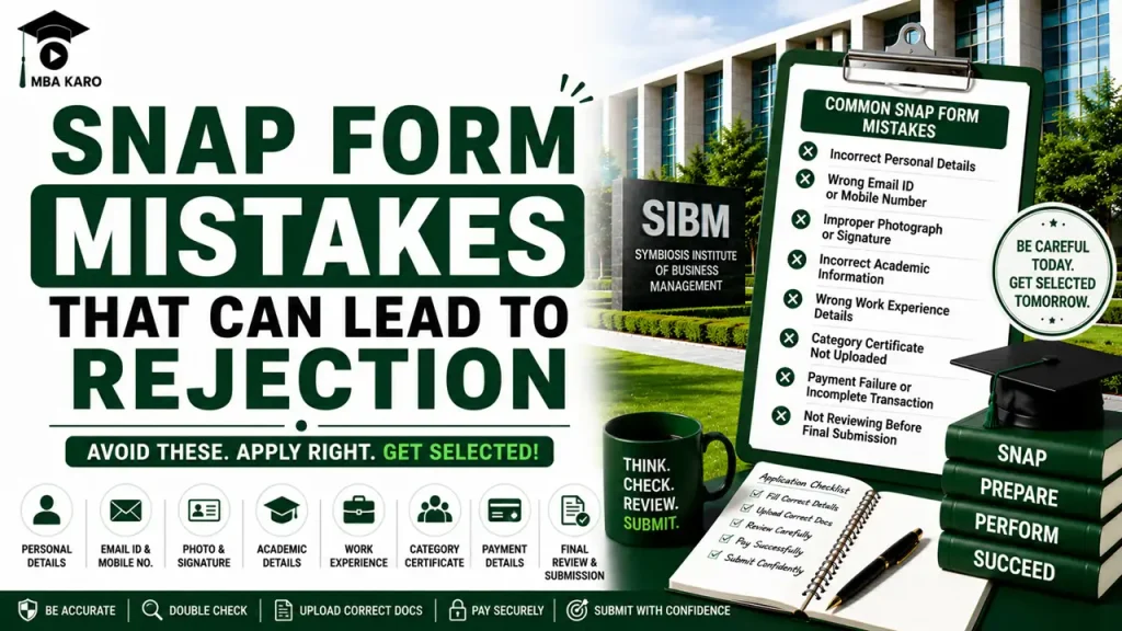 SNAP Form Mistakes to Avoid MBA KARO
