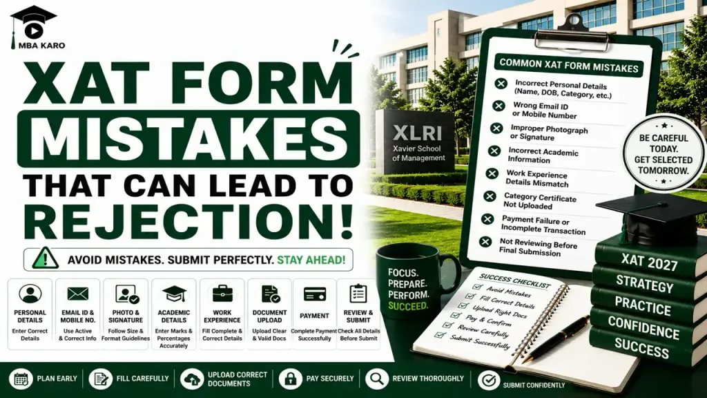 XAT Form Mistakes to Avoid