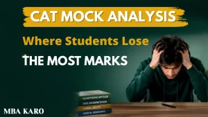CAT Mock Analysis 2026 MBA KARO