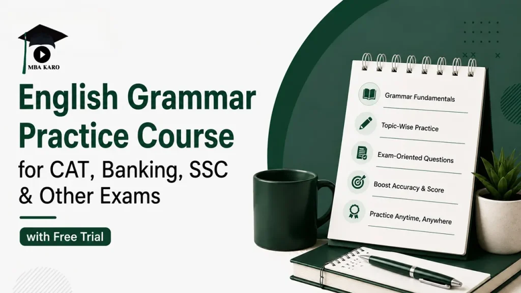 English Grammar Practice Course MBA KARO
