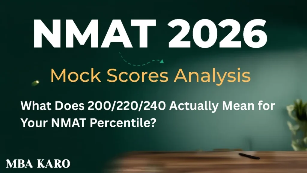 NMAT 2026 Mock Score Analysis MBA KARO
