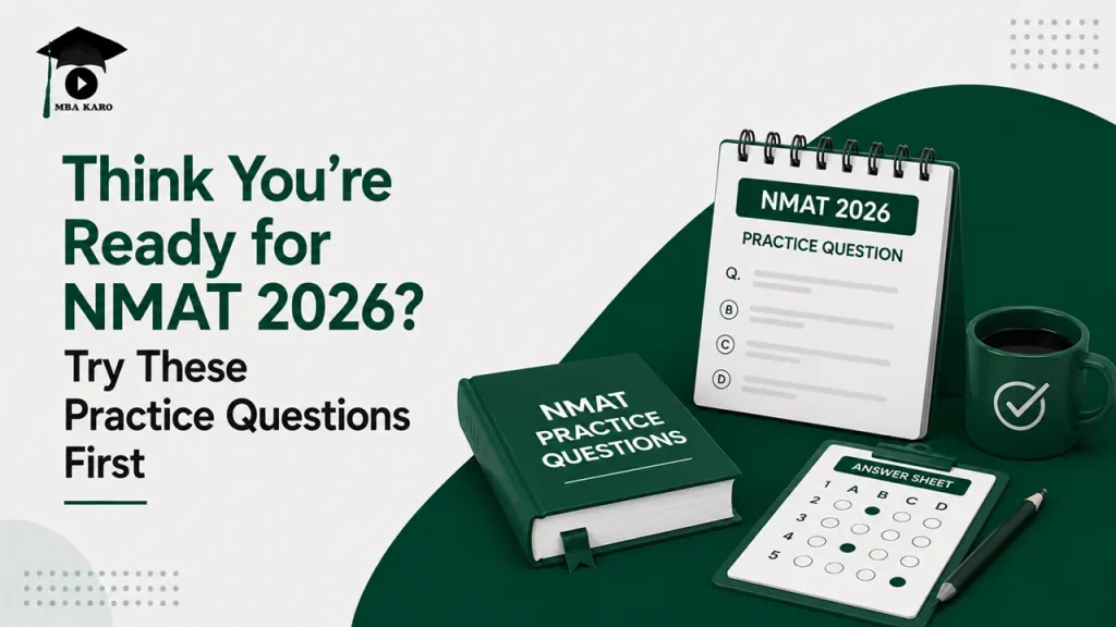 NMAT 2026 Practice Questions MBA KARO