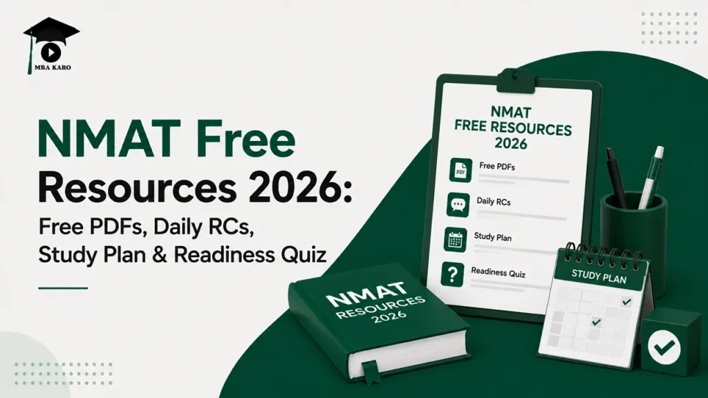 NMAT Free Resources 2026 MBA KARO