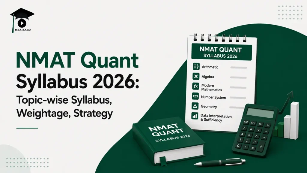 NMAT Quant Syllabus 2026 MBA KARO