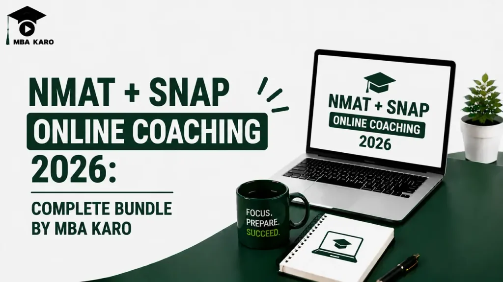 NMAT SNAP Online Coaching 2026 MBA KARO