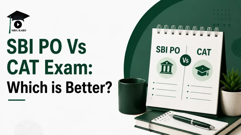 SBI PO vs CAT Exam MBA KARO