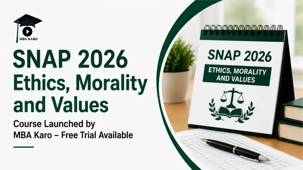 SNAP 2026 Ethics Course MBA KARO