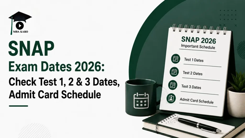 SNAP Exam Dates 2026 MBA KARO