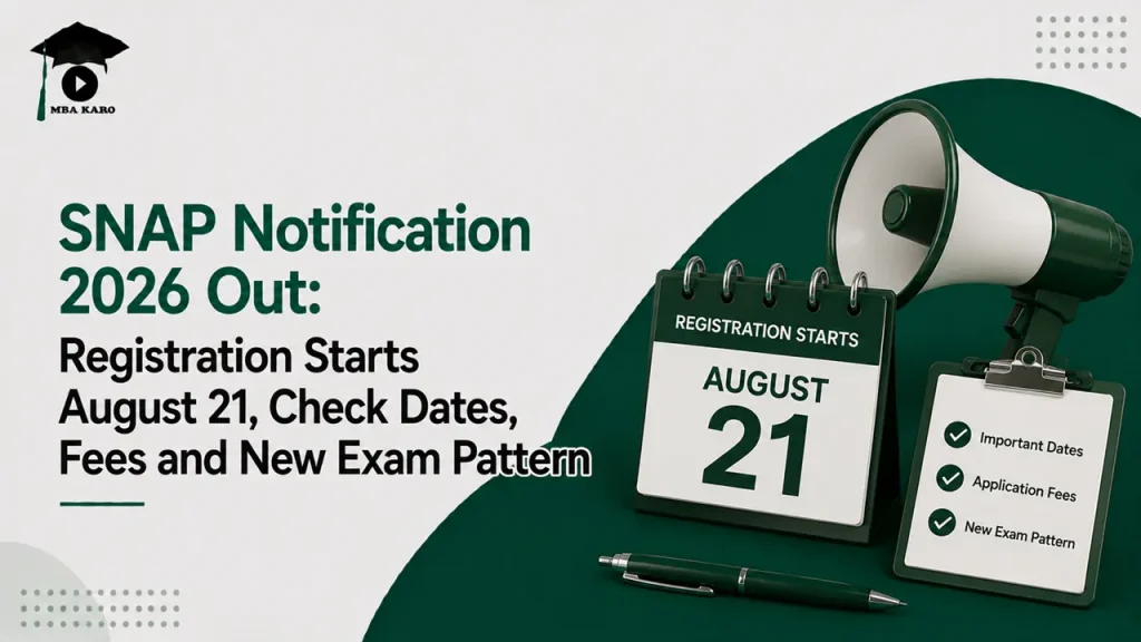 SNAP Notification 2026 MBA KARO