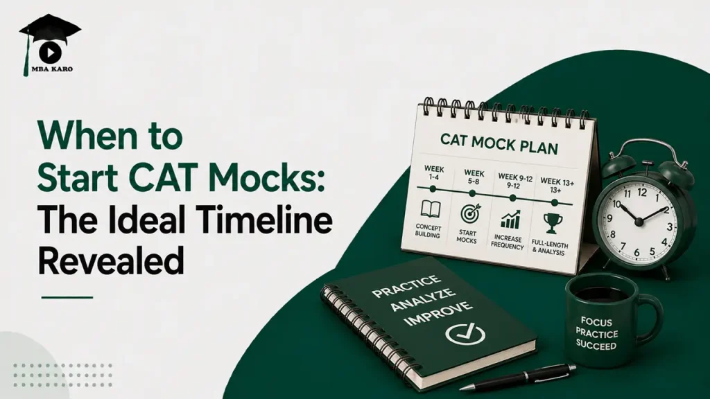When to Start CAT Mocks MBA KARO
