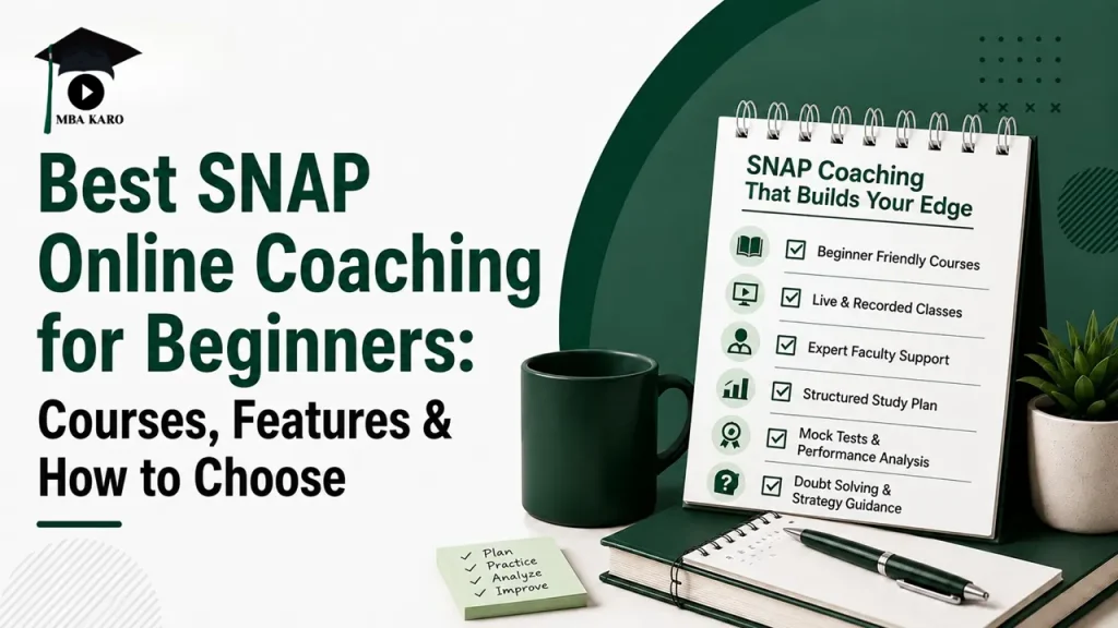 Best SNAP Online Coaching for Beginners MBA KARO