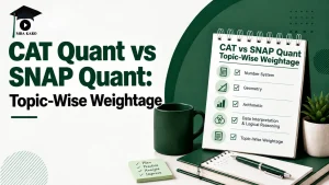 CAT Quant vs SNAP Quant Weightage MBA KARO