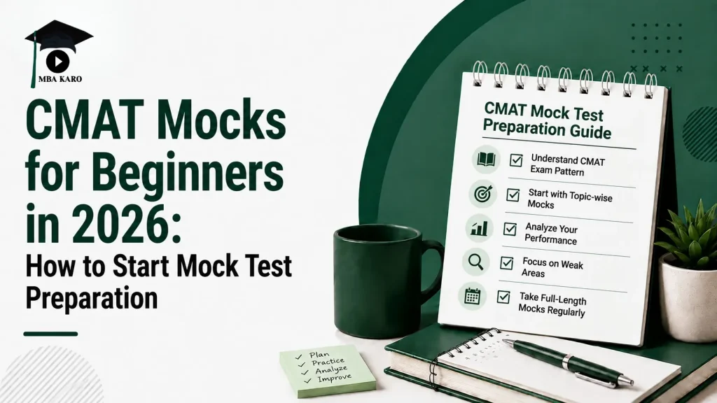 CMAT Mocks for Beginners 2026 MBA KARO
