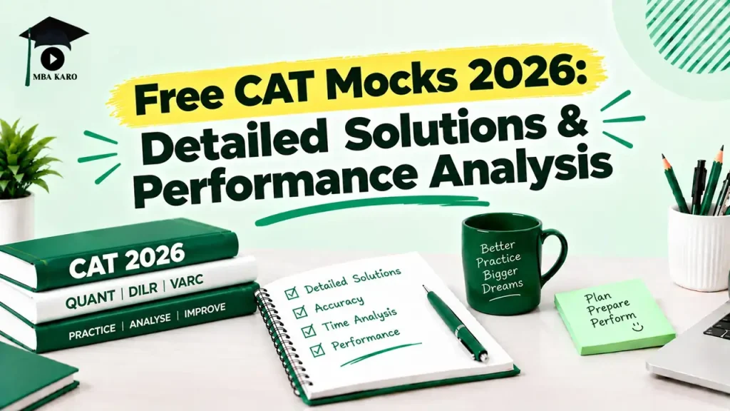 Free CAT Mocks 2026 MBA KARO