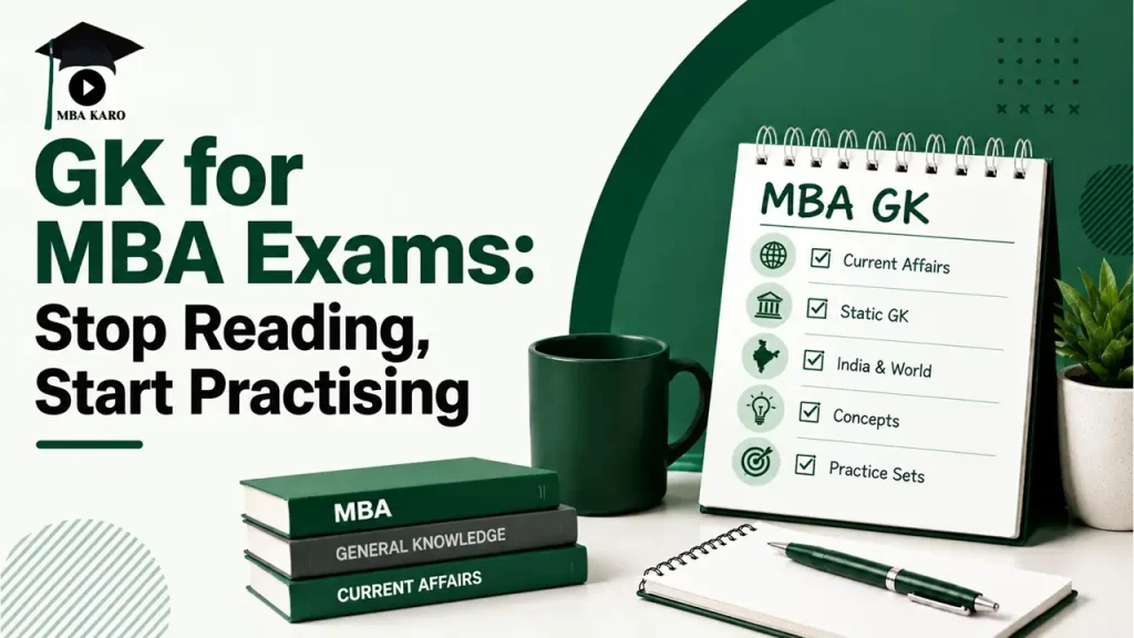 GK for MBA Exams MBA KARO