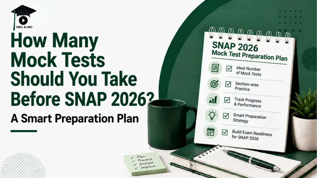 Mock Tests Before SNAP 2026 Preparation MBA KARO