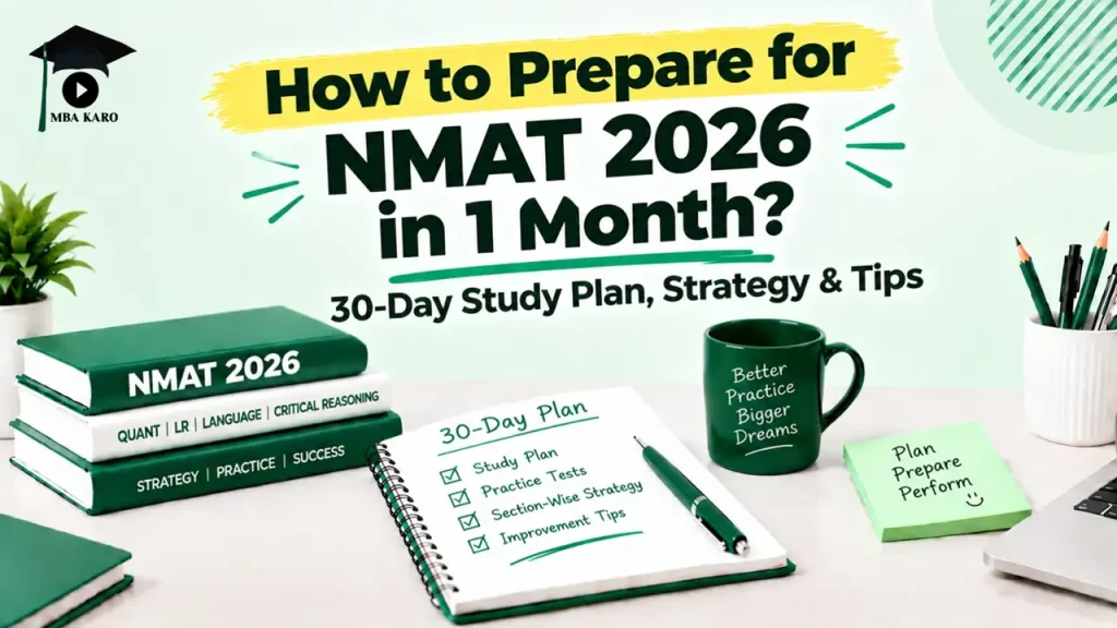 NMAT 2026 Preparation in 1 Month MBA KARO