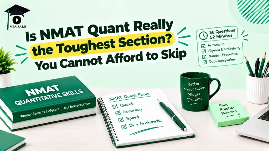 NMAT Quant Difficulty Level MBA KARO