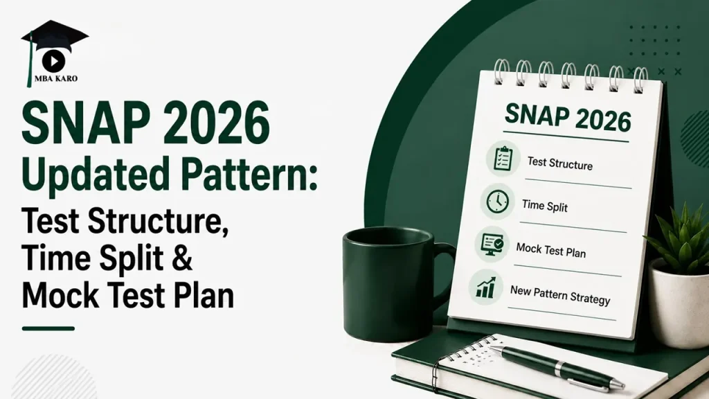 SNAP 2026 Updated Pattern MBA KARO