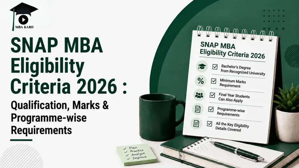 SNAP MBA Eligibility Criteria 2026 MBA KARO