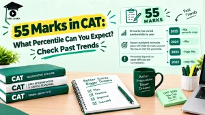 55 Marks in CAT Percentile MBA KARO