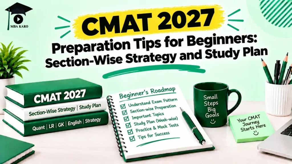 CMAT 2027 Preparation Tips for Beginners MBA KARO