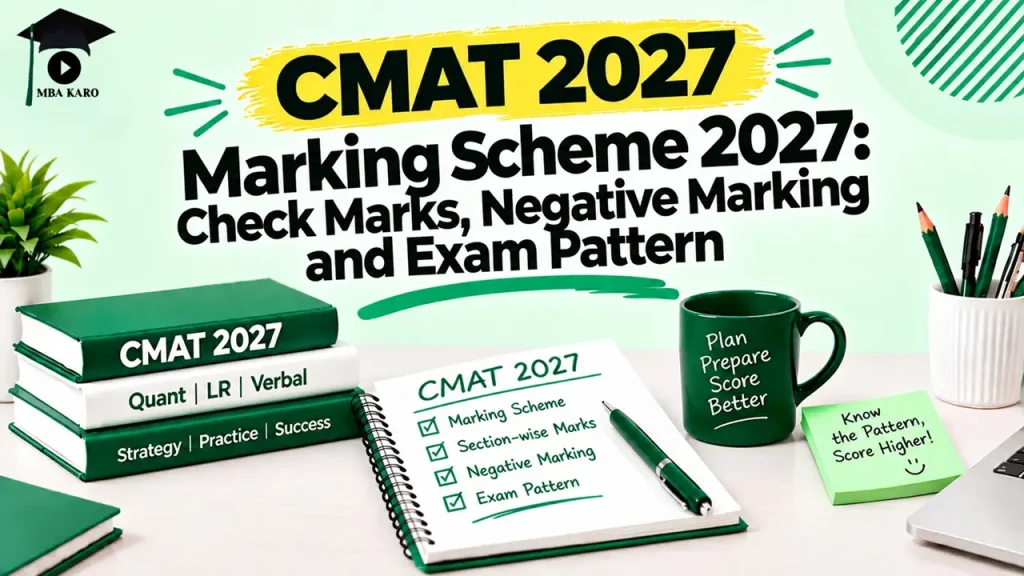 CMAT Marking Scheme 2027 MBA KARO