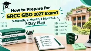 How to Prepare for SRCC GBO 2027 MBA KARO